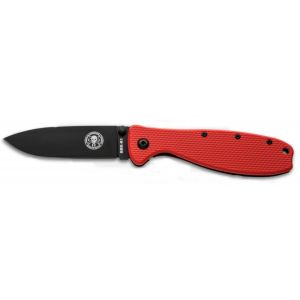 ESEE Zancudo Framelock Folder with Black Coated Blade and Red Handle